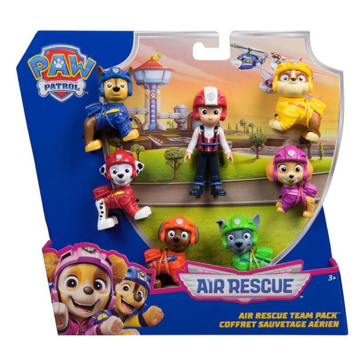 PAW PATROL Multipack de 7 Figurines Paw Patrol Pat'Patrouille Air Rescue