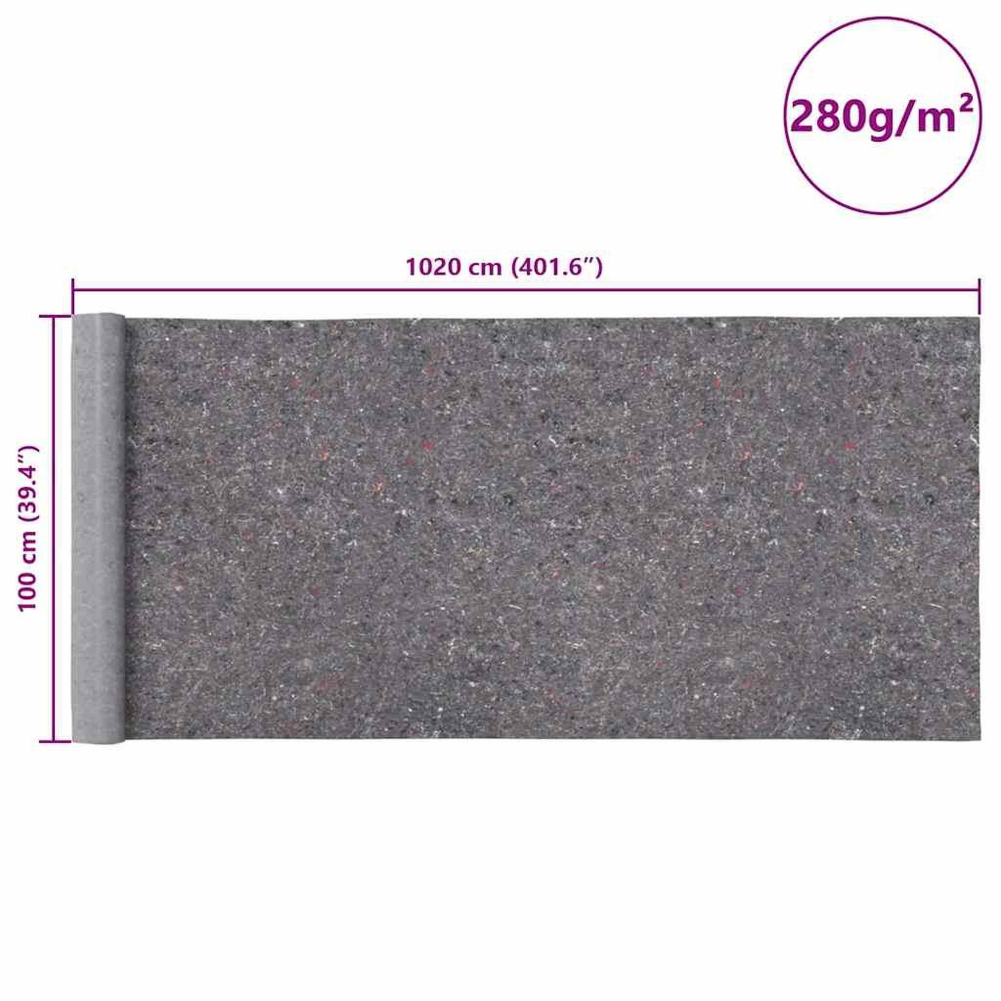 Voir la diapositive 6 : VIDAXL Bache de protection contre peinture 1020 cm 280 g/m² gris