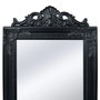 Voir la diapositive 2 : VIDAXL Miroir sur pied Style baroque 160x40 cm Noir
