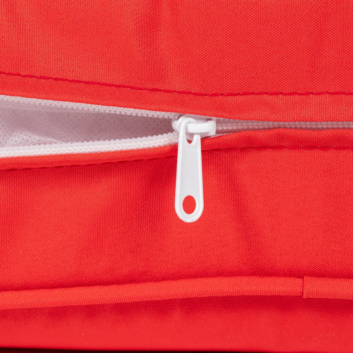 OUTSUNNY Lot de 2 coussins matelas assise dossier pour chaise de jardin fauteuil polyester rouge