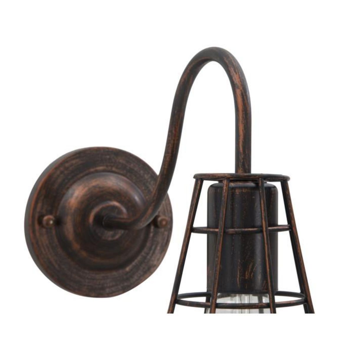 Paris Prix Applique Murale en Métal  Industry  34cm Noir