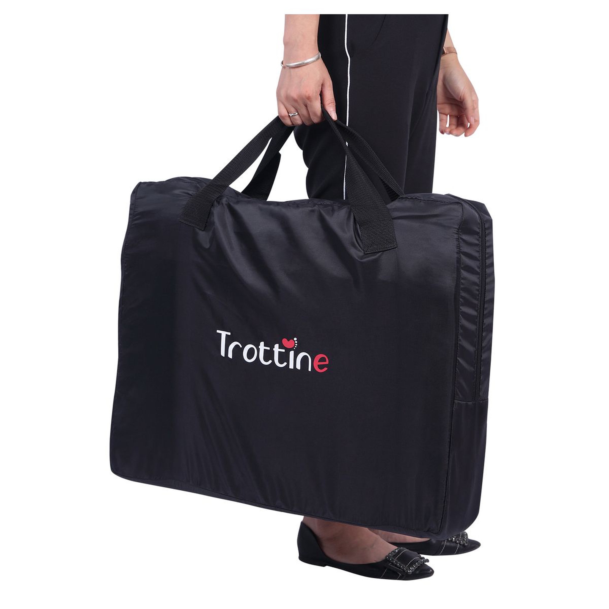 Voir la diapositive 5 : TROTTINE Lit parapluie nomade ultra light Hypnos Nami Gris