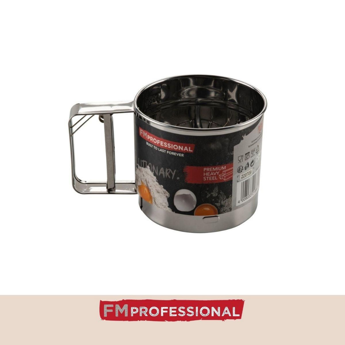 FM PROFESSIONAL Tamis de farine en inox 10 cm FM Professional