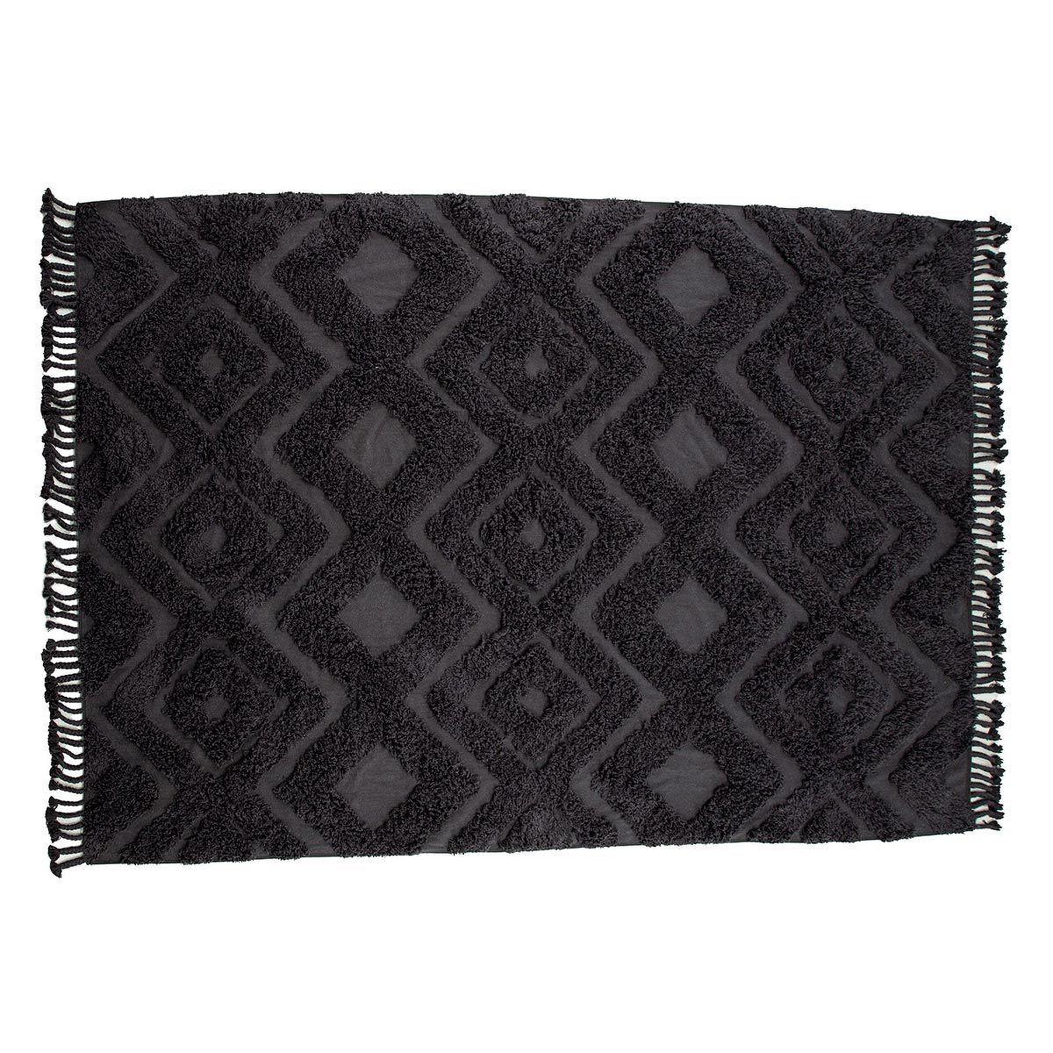 Paris Prix Tapis déco tufté  hilma  250x350cm gris foncé