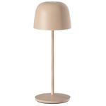 Lumisky Lampe de table sans fil SOPHIA Crème Aluminium