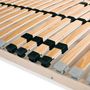 Voir la diapositive 5 : VIDAXL Sommiers a lattes sans matelas 2 pcs avec 28 lattes 80x200 cm