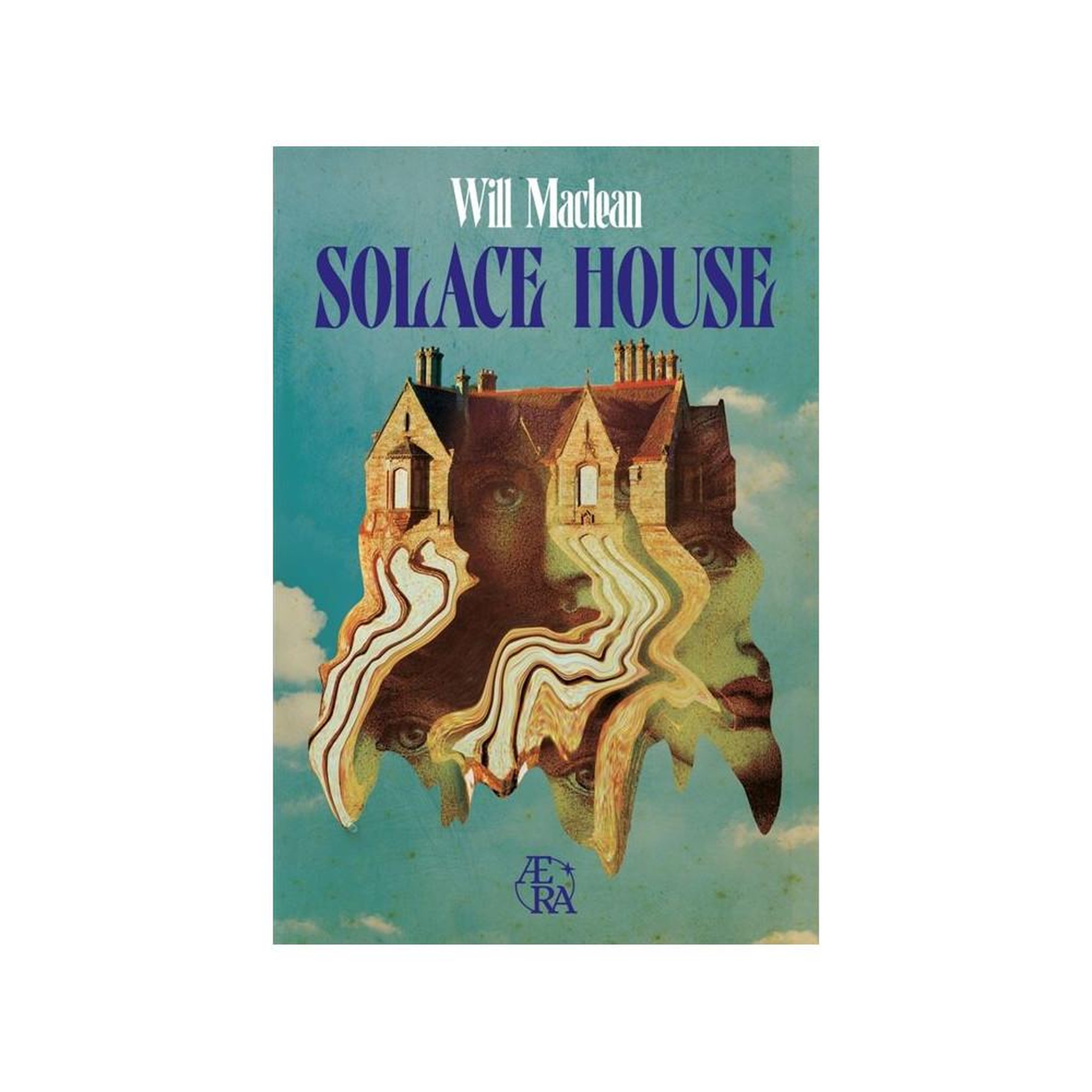 Roman gothique et mystère métaphysique en anglais en broché solace house, will maclean, 400 pages