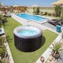 Voir la diapositive 2 : Habitat et Jardin Spa gonflable en PVC   Malaga  - 4 places - Gris