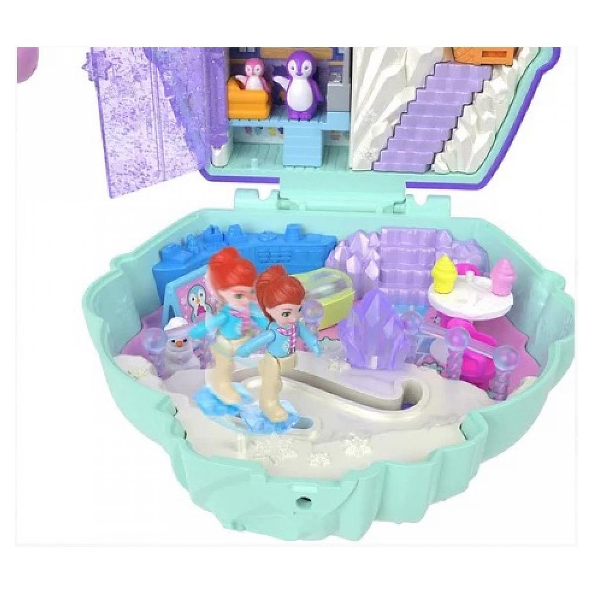 Voir la diapositive 3 : MATTEL Polly Pocket Coffret Pingouin des neiges