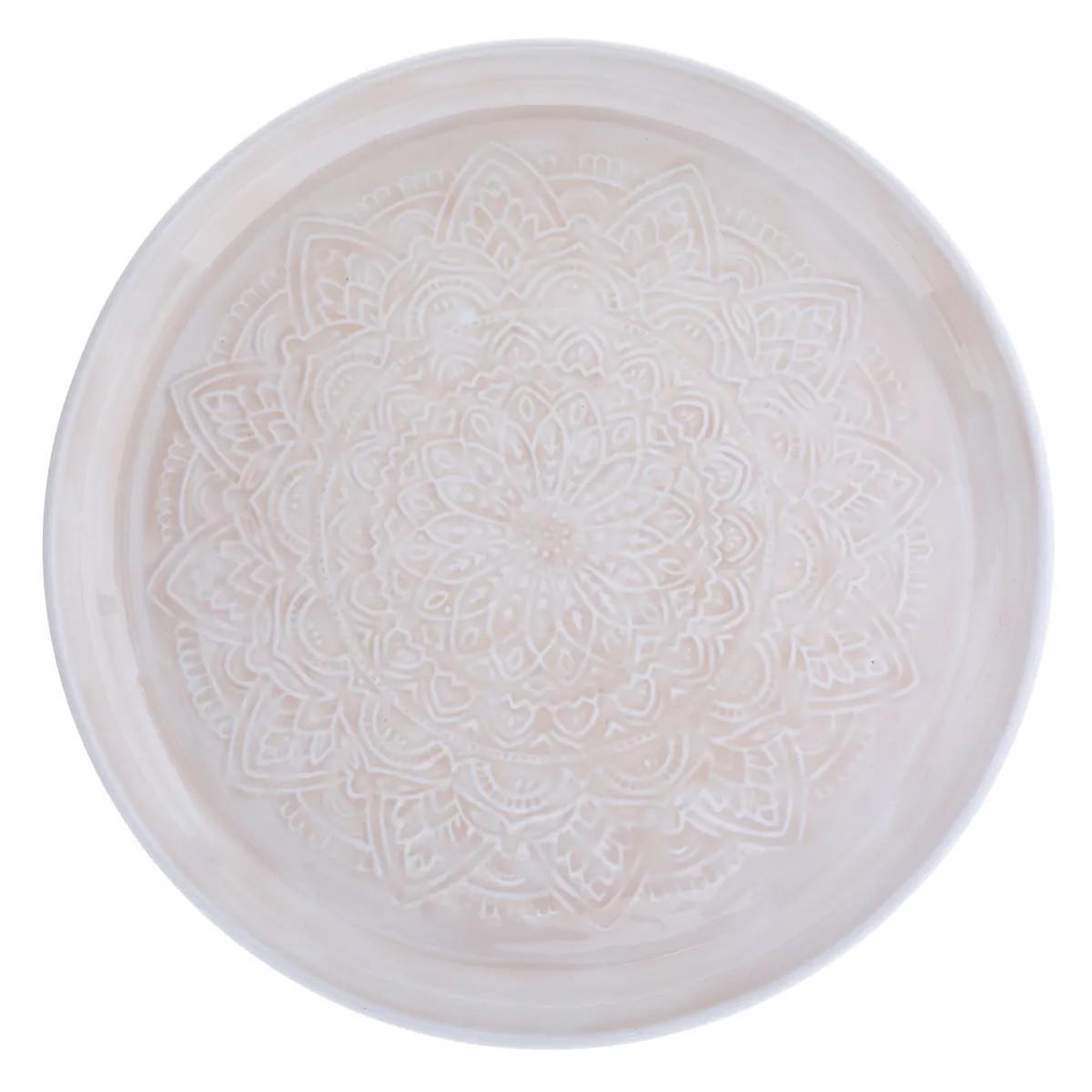 Voir la diapositive 2 : FIVE Plateau de Présentation Rond  Récif  41cm Gris