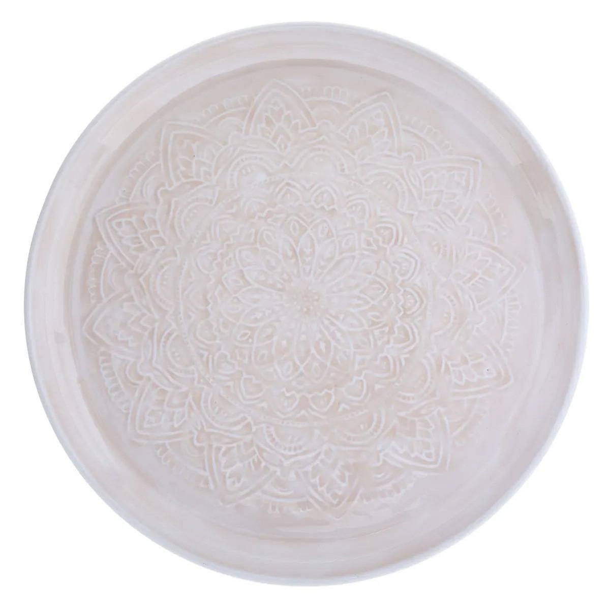 FIVE Plateau de Présentation Rond  Récif  41cm Gris