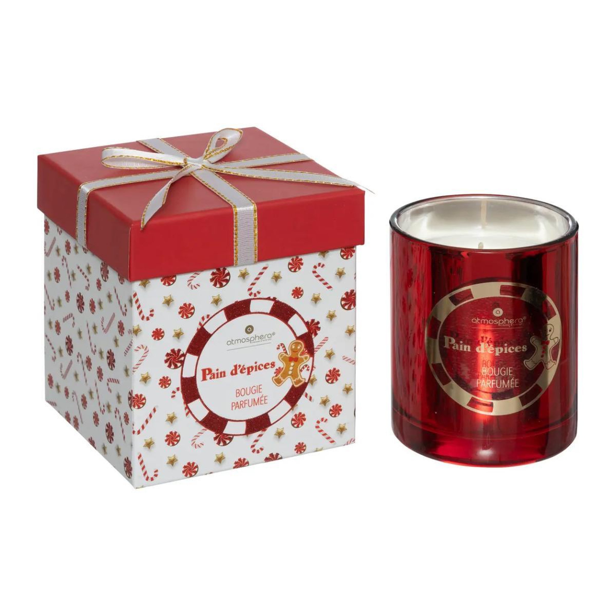 ATMOSPHERA Bougie parfumée  noël  210g pain d'épice