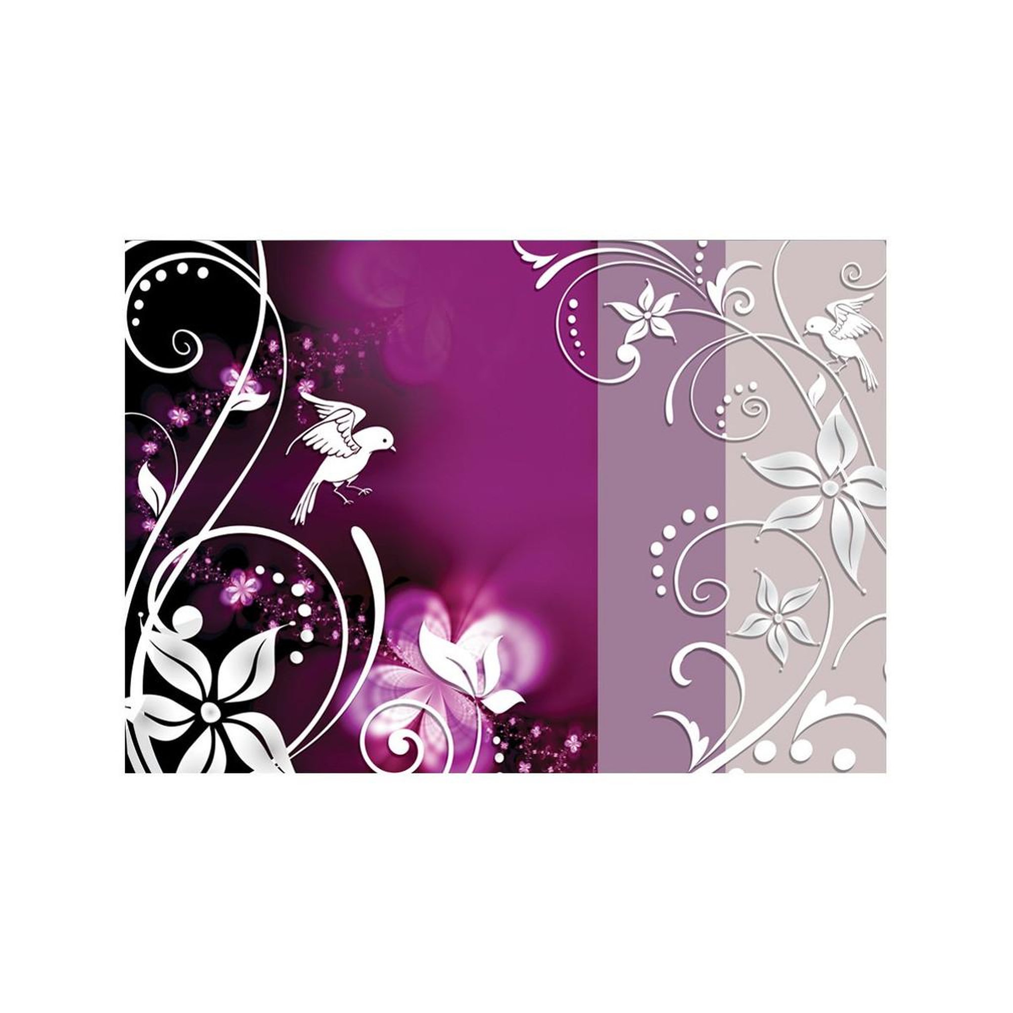 Voir la diapositive 2 : Paris Prix Papier peint  floral fantasy