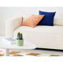 Voir la diapositive 3 : LISA DESIGN Ela - canapé d'angle droit 4 places - en tissu velours relief