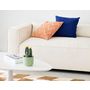 Voir la diapositive 3 : LISA DESIGN Ela - canapé d'angle droit 4 places - en tissu velours relief