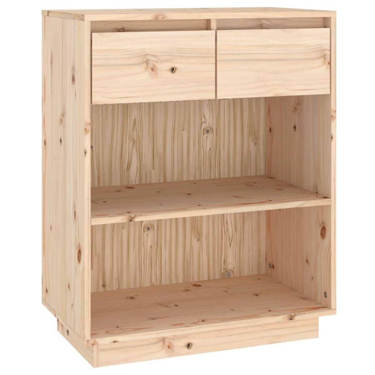 VIDAXL Armoire console 60x34x75 cm Bois de pin solide