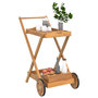 Voir la diapositive 3 : VIDAXL Chariot a the 54x87x90 cm bois massif d'acacia
