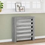 VIDAXL Cache-radiateur sonoma gris 78x20x82 cm bois d'ingenierie