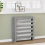 Voir la diapositive 1 : VIDAXL Cache-radiateur sonoma gris 78x20x82 cm bois d'ingenierie