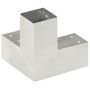 Voir la diapositive 3 : VIDAXL Connecteur de poteau Forme en Y Metal galvanise 71x71 mm