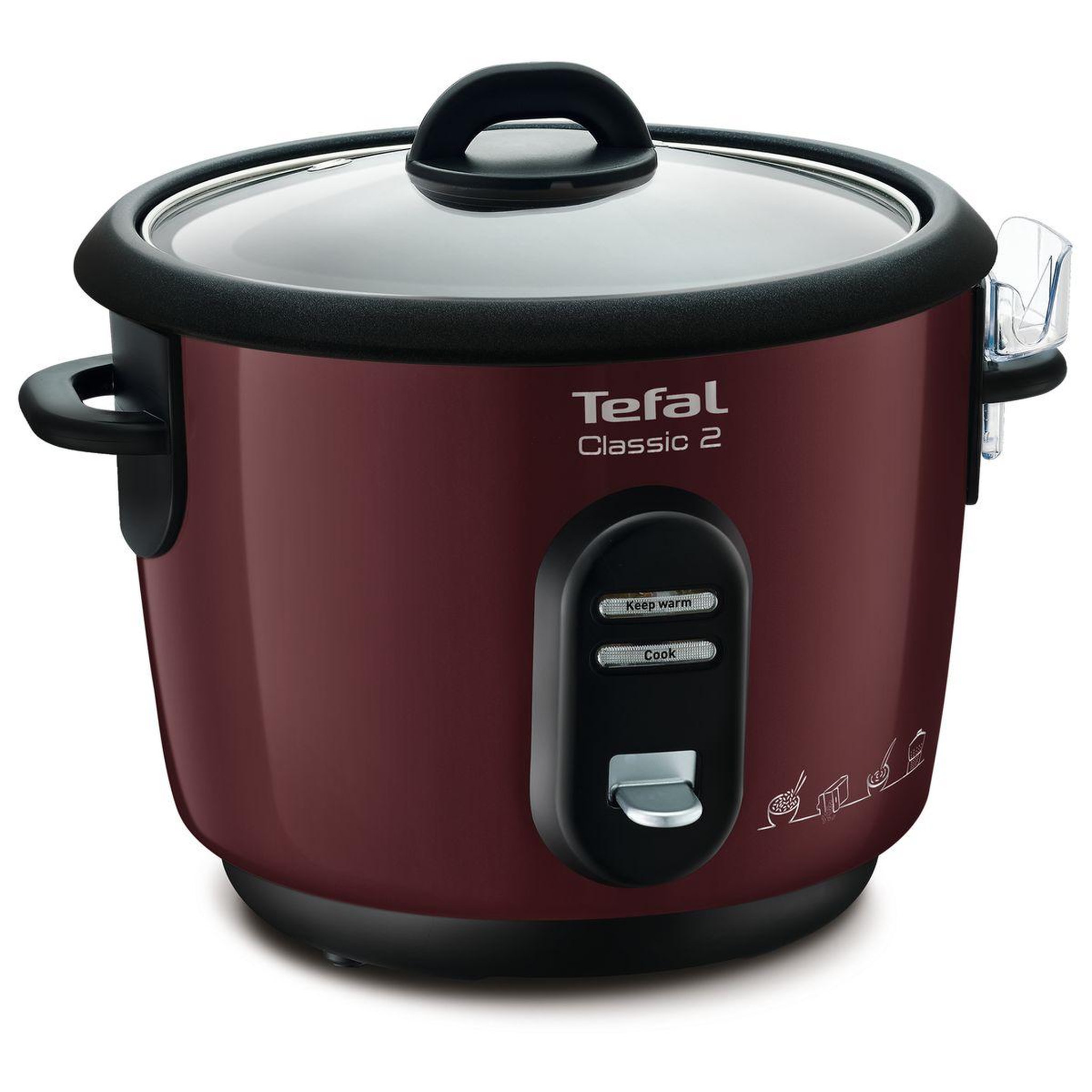 Voir la diapositive 2 : TEFAL Cuiseur riz rk100570