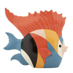 Paris Prix Statuette Déco Poisson  Rubic  28cm Multicolore