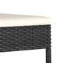 Voir la diapositive 5 : VIDAXL Chaises a manger de jardin lot de 2 Resine tressee Noir