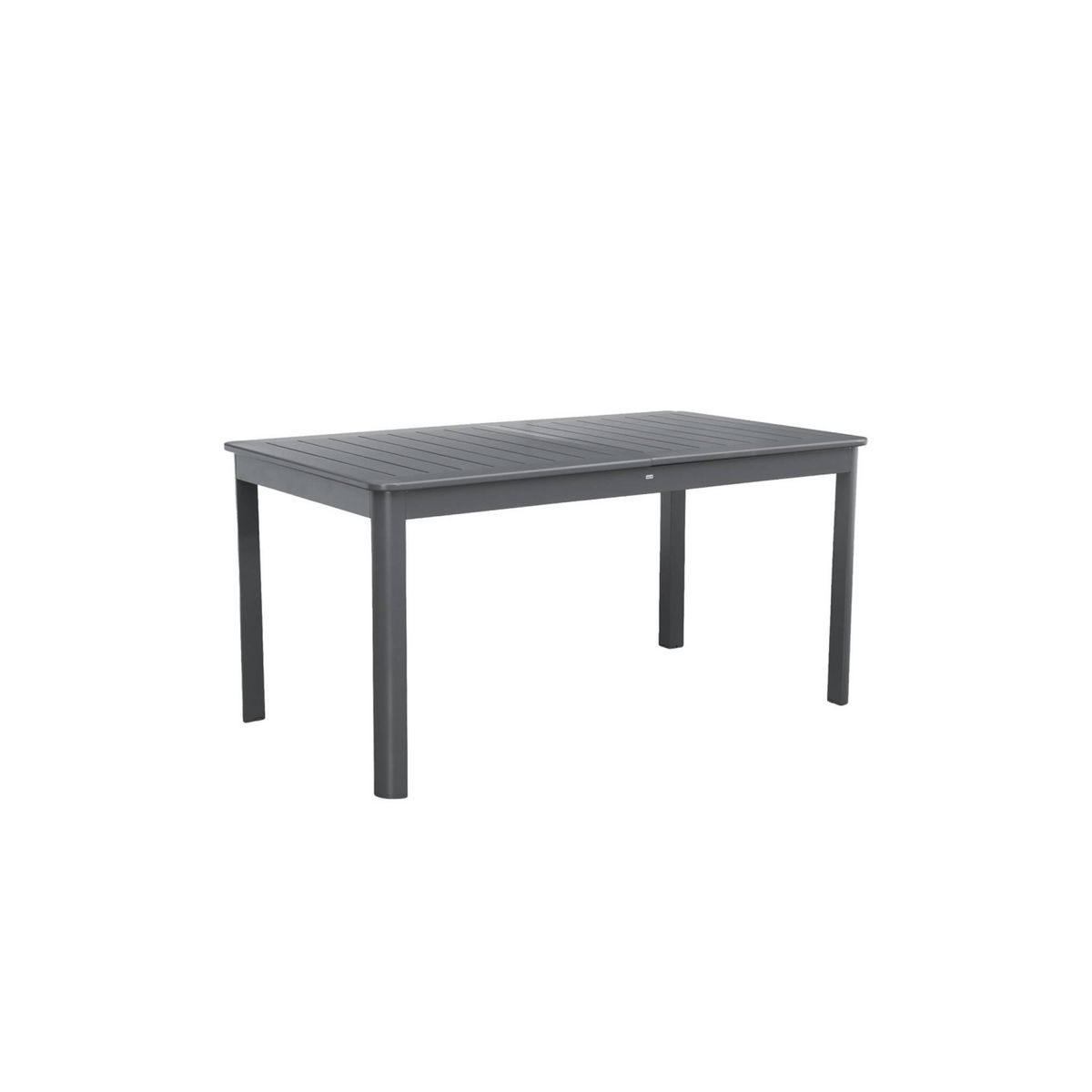 SWEEEK Table de jardin SEATTLE extensible aluminium, 6 places, 155 / 218,5 x 89 x 75 cm