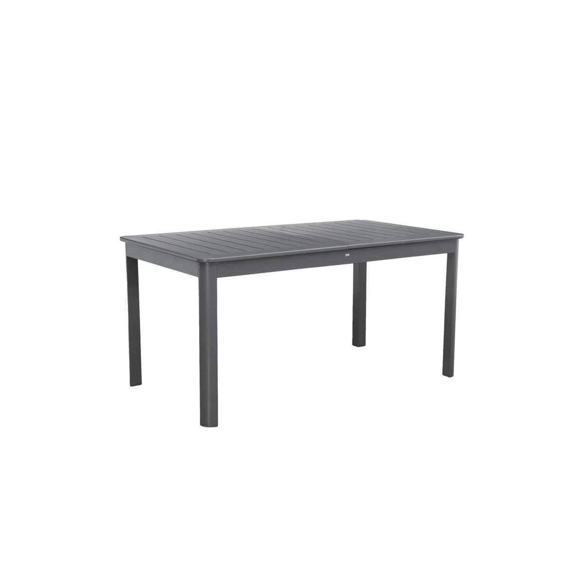 SWEEEK Table de jardin SEATTLE extensible aluminium, 6 places, 155 / 218,5 x 89 x 75 cm