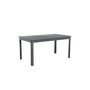 Voir la diapositive 2 : SWEEEK Table de jardin SEATTLE extensible aluminium, 6 places, 155 / 218,5 x 89 x 75 cm