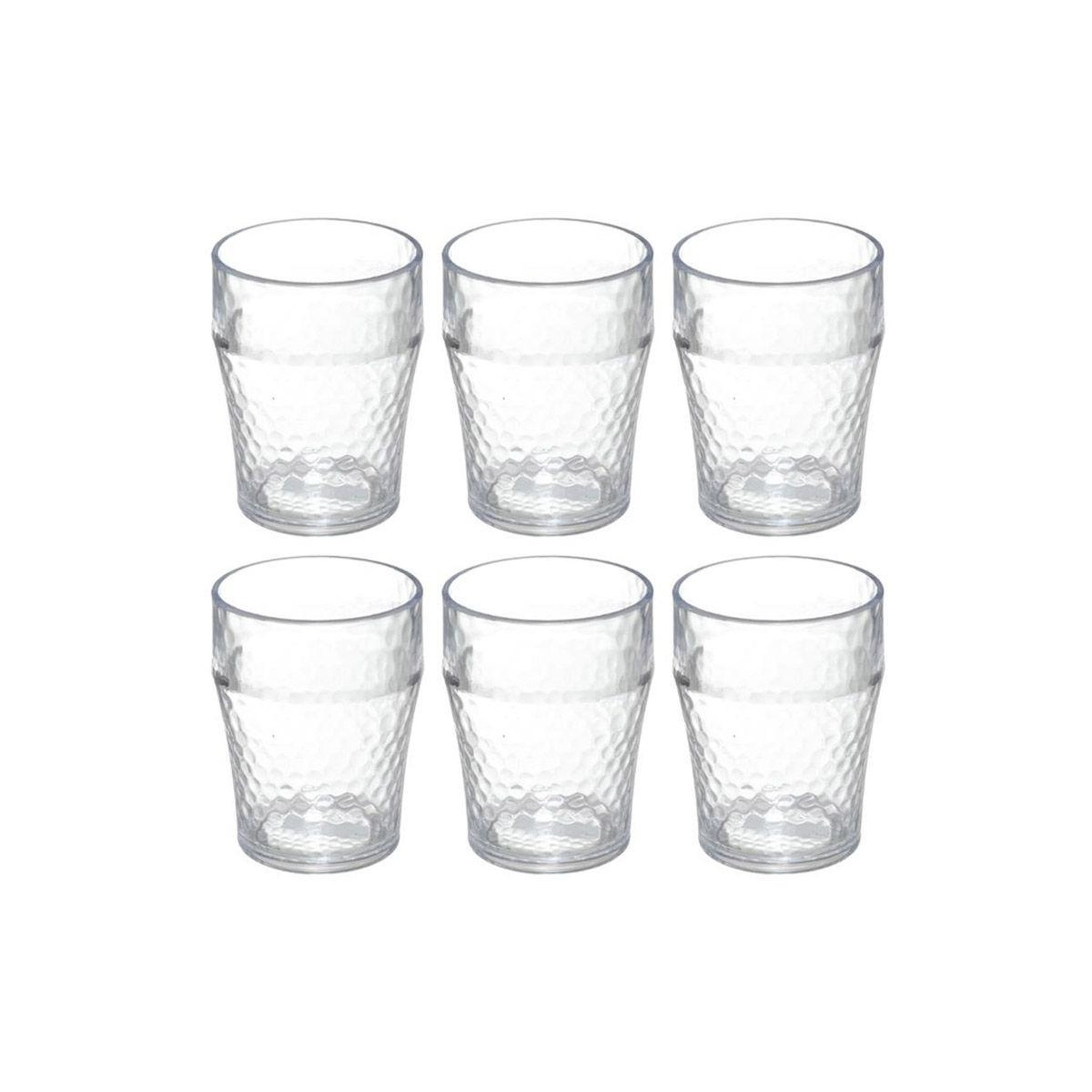 Voir la diapositive 1 : FIVE Lot de 6 Verres à Eau  Green Harmony  40cl Transparent