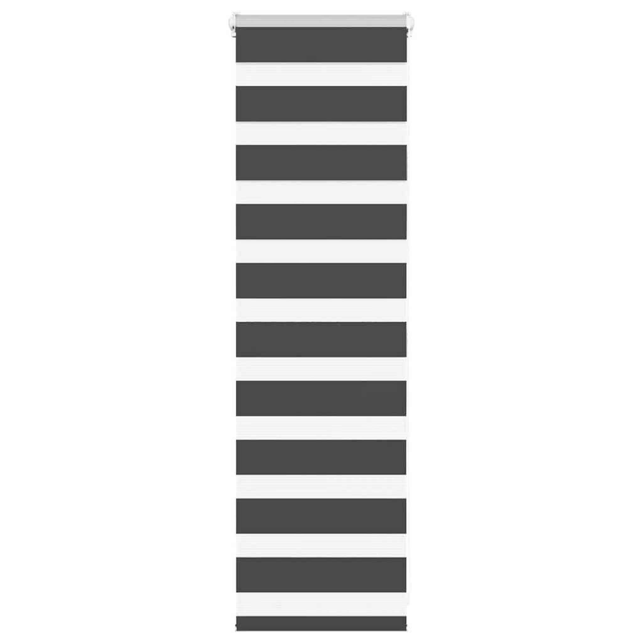 VIDAXL Store zebre noir 45x100 cm largeur du tissu 40,9 cm polyester