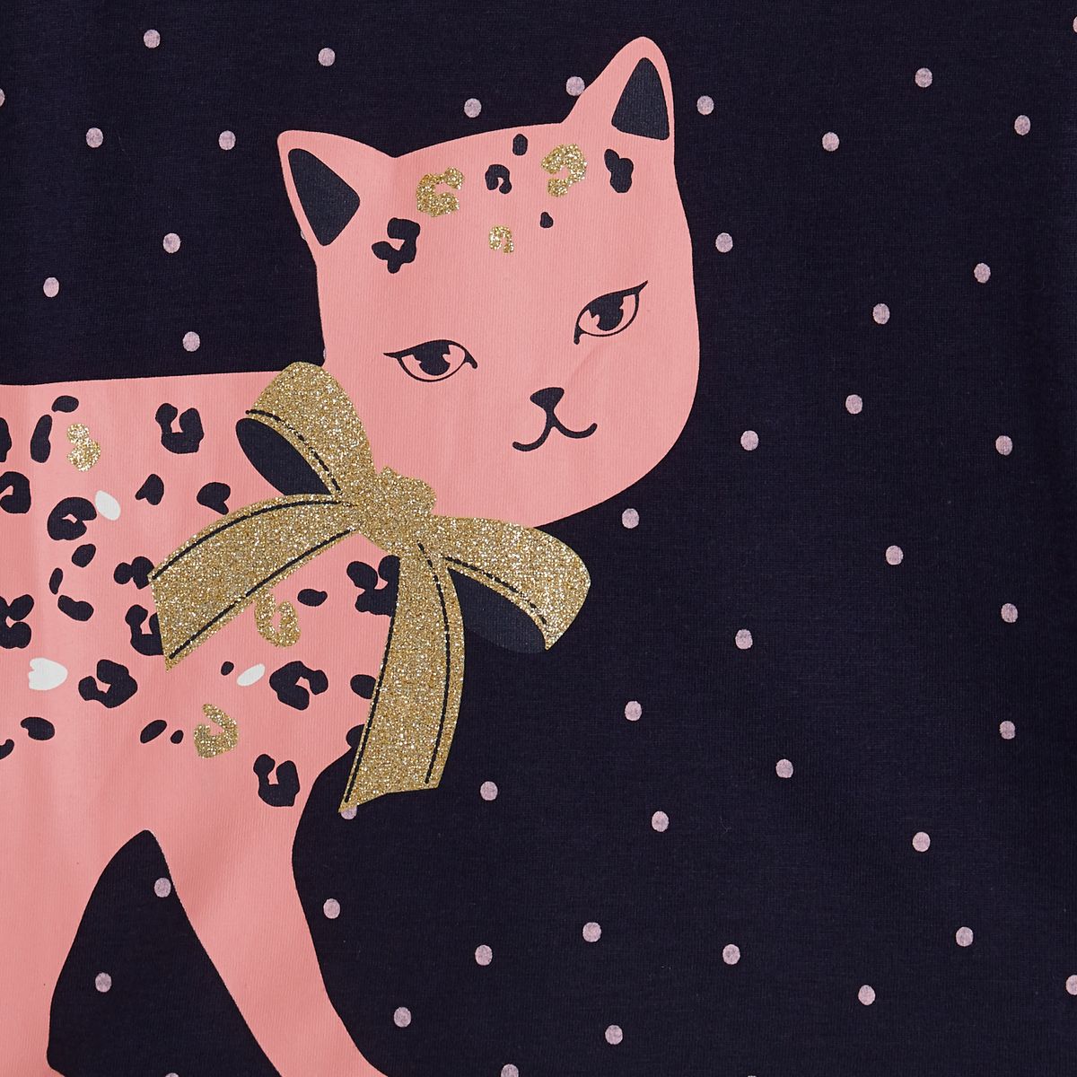 INEXTENSO T-shirt manches longues chat fille