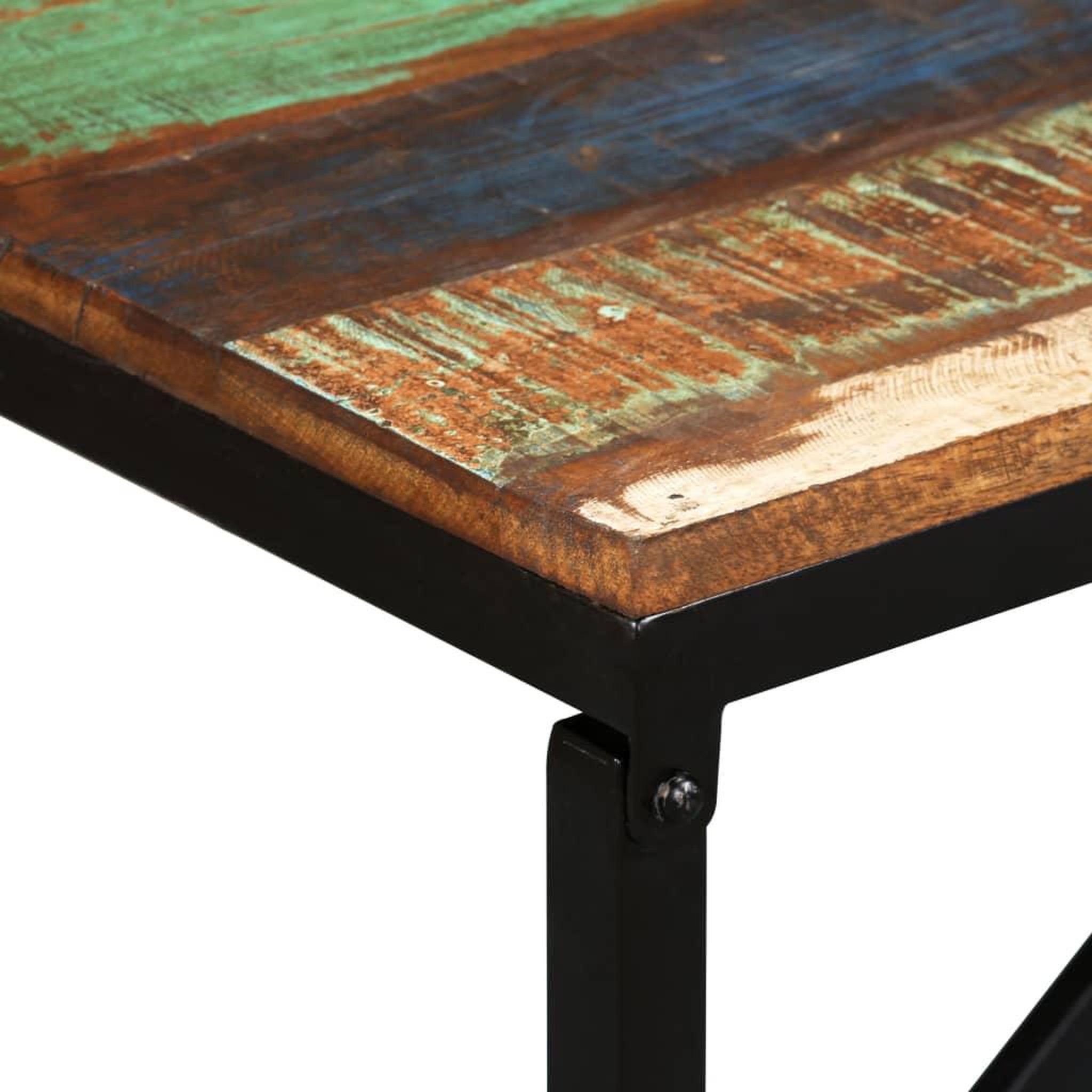 Voir la diapositive 5 : VIDAXL Banc 110 x 35 x 45 cm Bois de recuperation massif