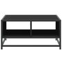 Voir la diapositive 5 : VIDAXL Table basse noir 60,5x60,5x30 cm bois d'ingenierie et metal