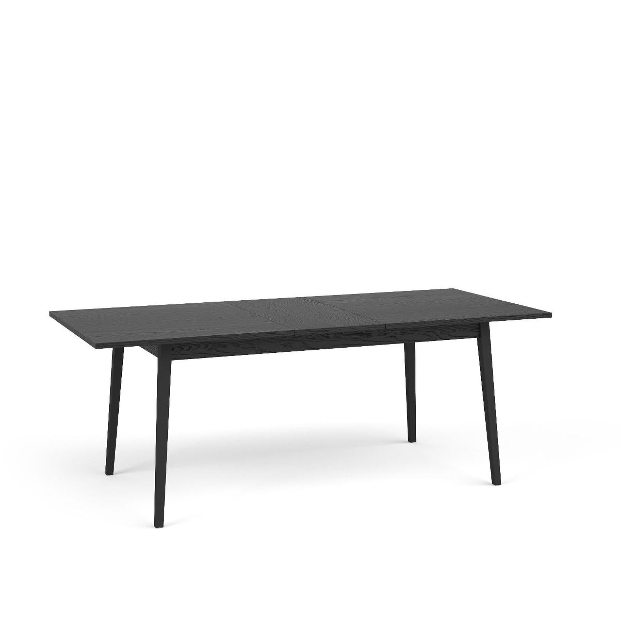 Voir la diapositive 3 : JLC KREATION Table de salle à manger extensible noire 180cm dimitri