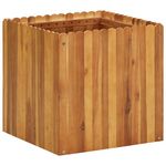 VIDAXL Lit sureleve de jardin 50x50x50 cm Bois massif d'acacia