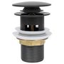Voir la diapositive 2 : VIDAXL Drain a poussoir avec debordement Gris 6,4x6,4x9,1 cm
