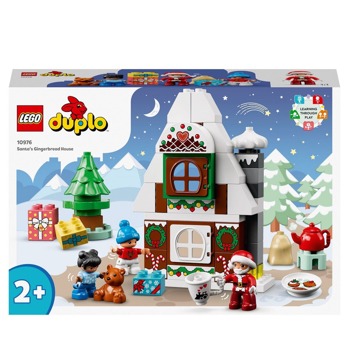LEGO DUPLO 10976 La maison en pain d'épices du Père Noel, Jouet Enfants 2  Ans pas cher 