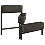 Voir la diapositive 2 : VIDAXL Jardiniere pliable de jardin Gris 60x14x75 cm Bois de sapin