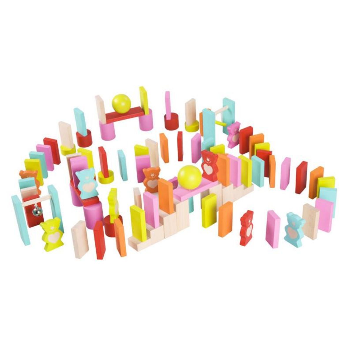 CLASSIC WORLD Classic World Bear Domino, 109 pcs.