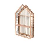 URBAN LIVING Etagère maison 2 niveaux en bois