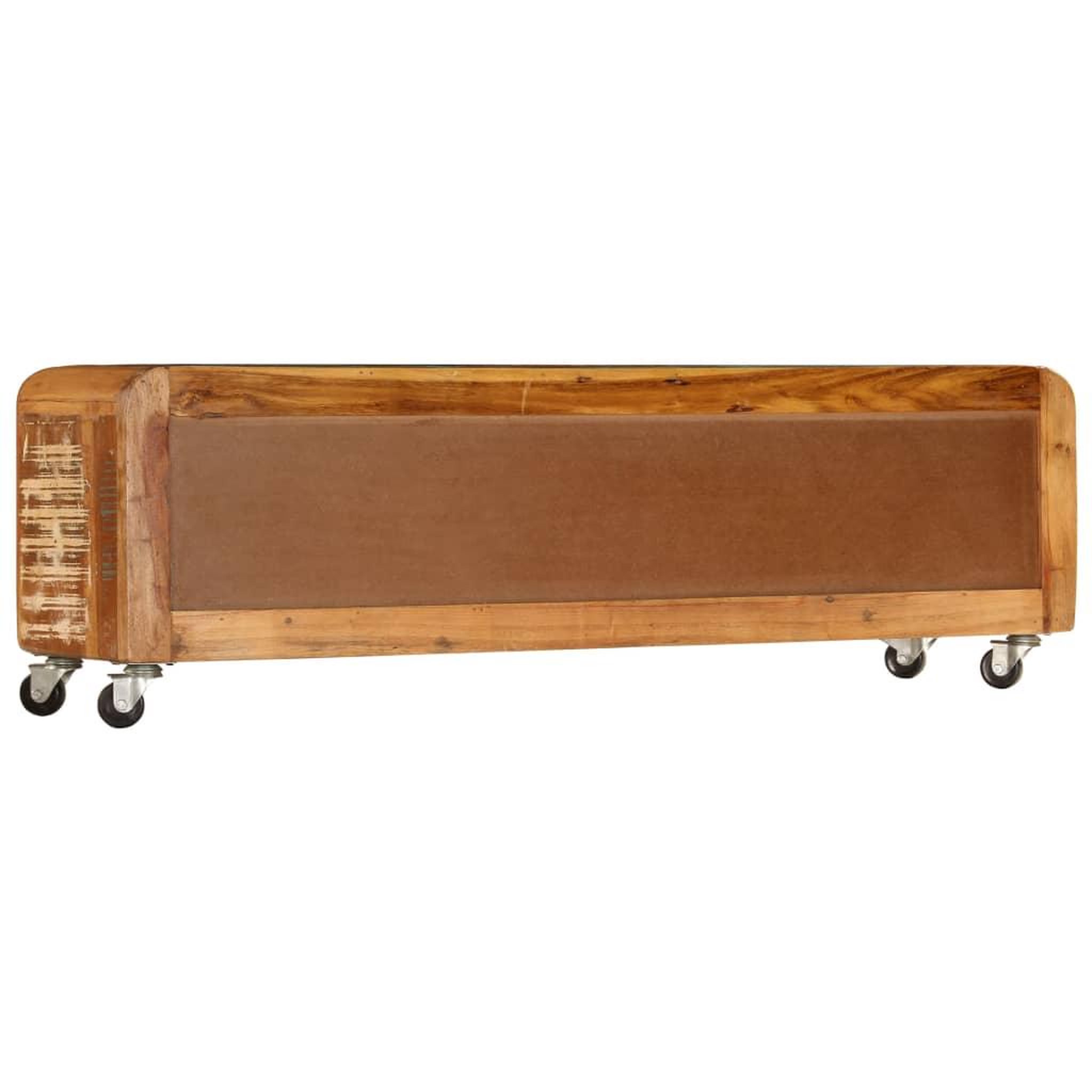Voir la diapositive 4 : VIDAXL Meuble TV 120 x 30 x 37 cm Bois de recuperation massif