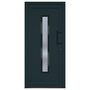 Voir la diapositive 3 : VIDAXL Porte d'entree anthracite 98x208 cm PVC