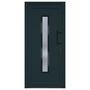 Voir la diapositive 3 : VIDAXL Porte d'entree anthracite 98x208 cm PVC