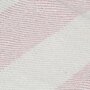 VIDAXL Couverture Coton Rayures 125x150 cm Vieux rose