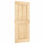 Voir la diapositive 2 : VIDAXL Porte NARVIK 85x210 cm bois massif de pin