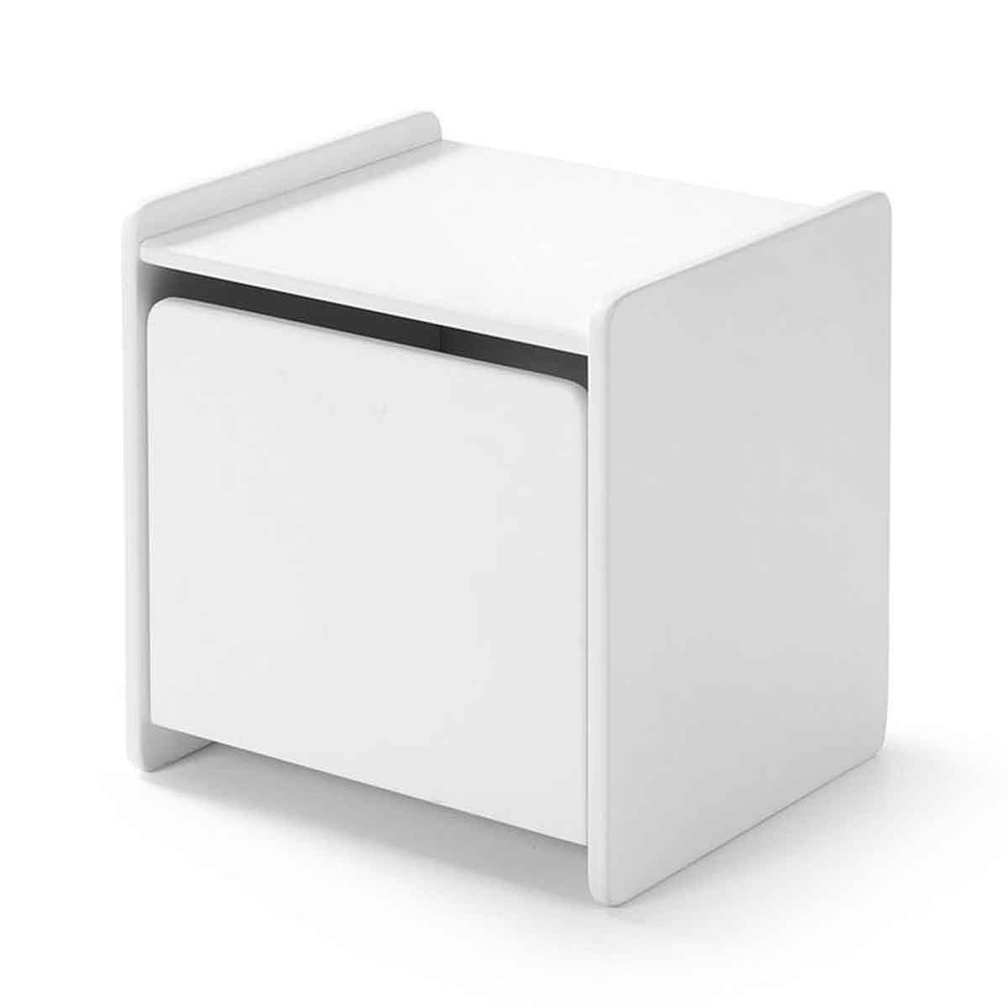 Voir la diapositive 3 : Paris Prix Pack - lit enfant, chevet & commode  kiddy  blanc
