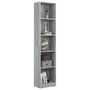 Voir la diapositive 5 : VIDAXL Bibliotheque 5 niveaux Sonoma gris 40x24x175 cm