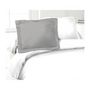 Voir la diapositive 1 : LOVELY HOME LOVELY HOME Lot de 2 Taies dOreillers 100% coton 50x70 cm - Gris clair